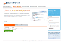 Tablet Screenshot of aanmelden-bij.allebedrijvenin.nl